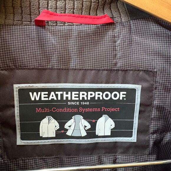 Men’s Weatherproof Dark Grey Quilted, Insulated Windbreaker Jacket size L - Picture 8 of 9